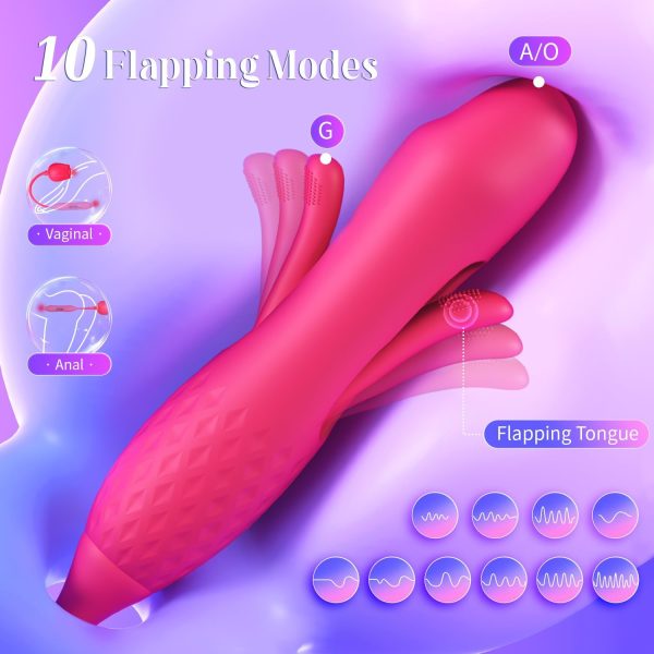 Vibrator Dildo Sex Toys for Women - MOOLIGIRL Rose Sex Toy with Thrusting G Spot Vibrators & 10 Sucking Modes for Clitoral Nipple Stimulation Anal Double-Ended Dildos Adult Sex Toys Games for Couples - Image 47