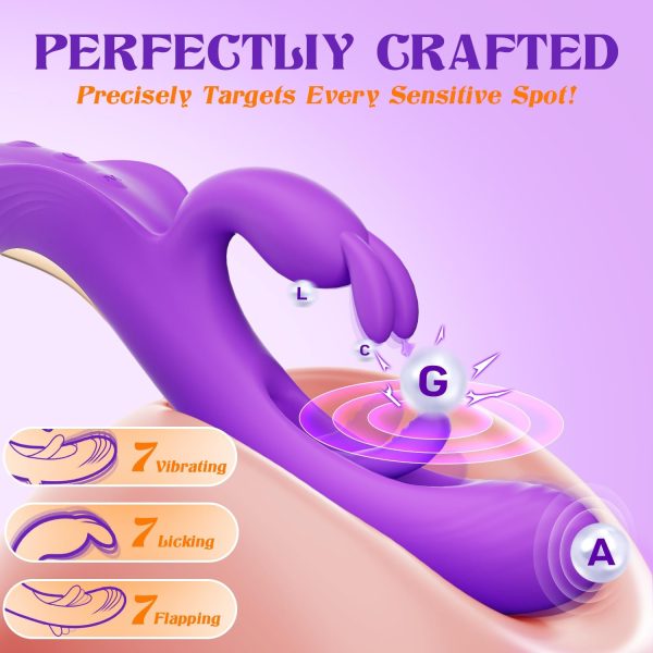 Thrusting Vibrator Dildo Sex Toys - MOOLIGIRL 5IN1 APP Control Women Adult Toys with Heating, 9×10 Modes Rabbit Vibrators for Clitoral G Spot Stimulation, Couples Female Rose Sex Toy for Vagina Anal - Image 17