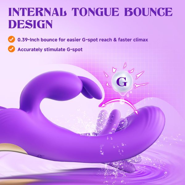 Thrusting Vibrator Dildo Sex Toys - MOOLIGIRL 5IN1 APP Control Women Adult Toys with Heating, 9×10 Modes Rabbit Vibrators for Clitoral G Spot Stimulation, Couples Female Rose Sex Toy for Vagina Anal - Image 18