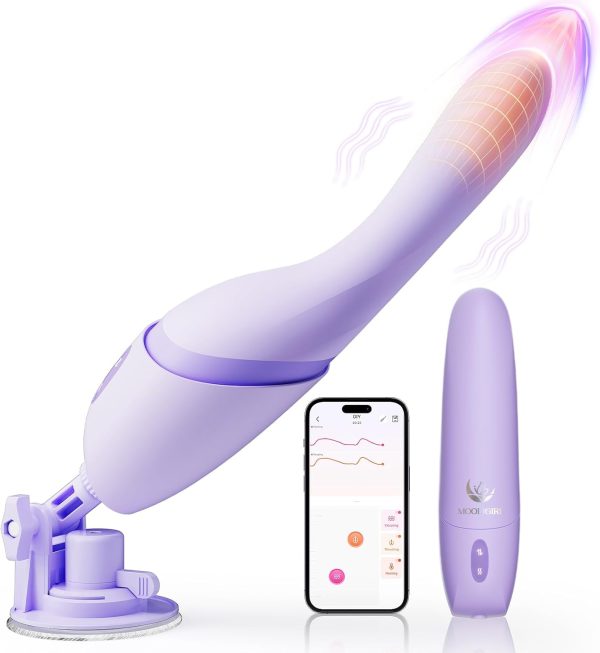 Vibrator Sex Toys for Women - 4IN1 Rabbit Vibrators Adult Toys with 7 Flapping & Vibrating & Tapping Modes, New APP G Spot Anal Thrusting Dildo, Clitoral Vibrater for Female Couples Rose Sex Toy Games - Image 17